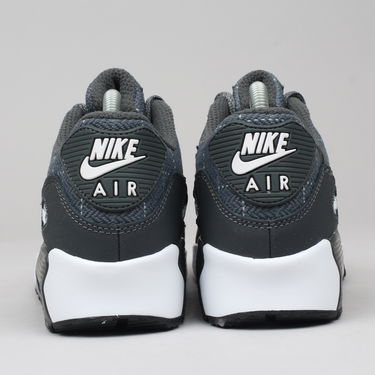 Кецове и обувки Nike Air Max 90 SE Leather GS Сиво | 859560-001, 3
