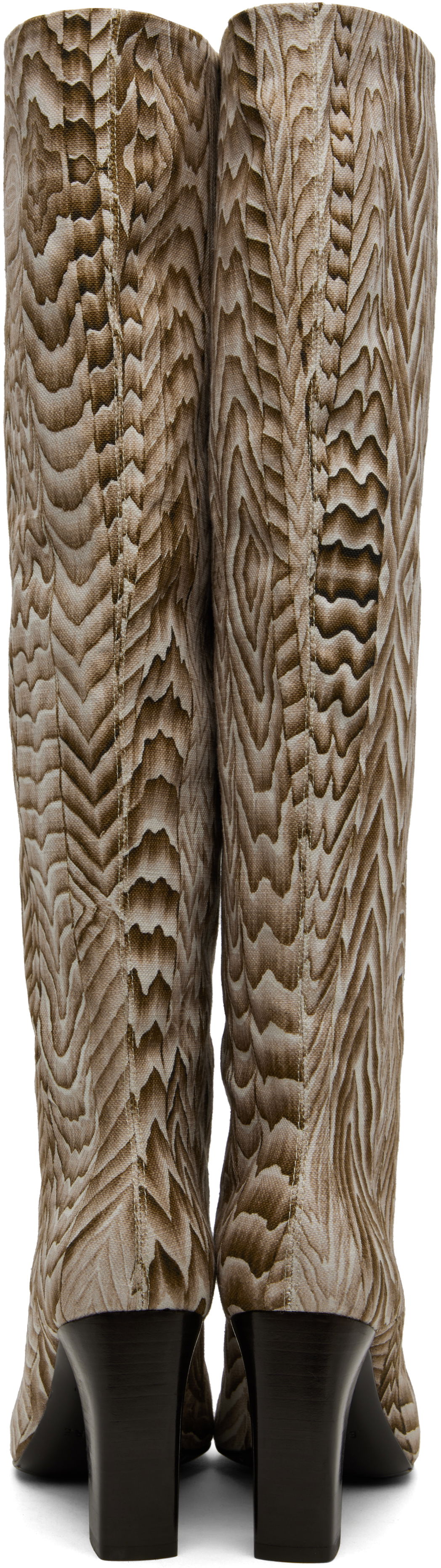 Облекло LEMAIRE Lemaire FreelingWaters Edition Round Toe High Boots Кафяво | FO0131 LF1333, 1