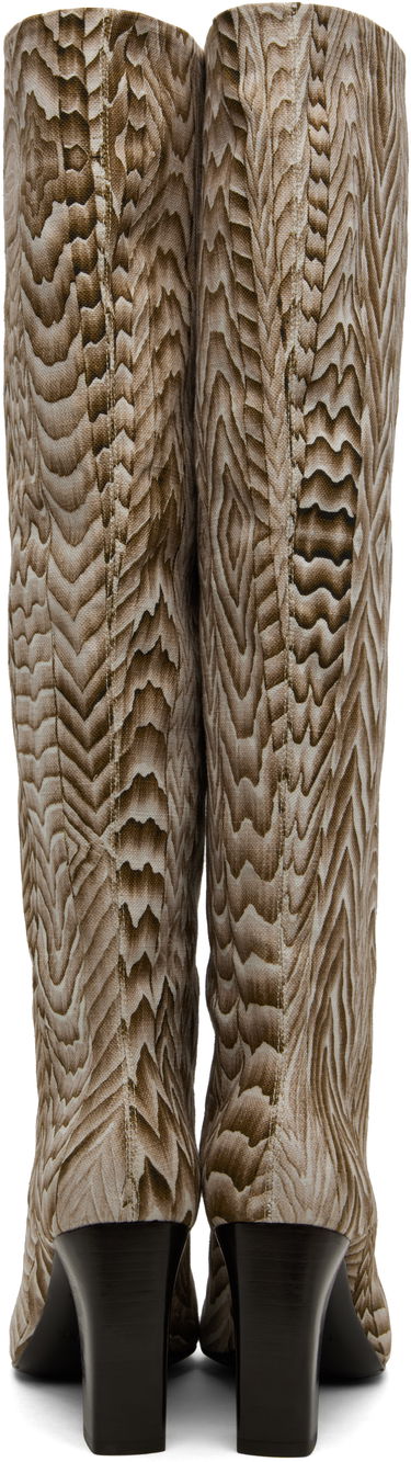 Облекло LEMAIRE Lemaire FreelingWaters Edition Round Toe High Boots Кафяво | FO0131 LF1333, 1