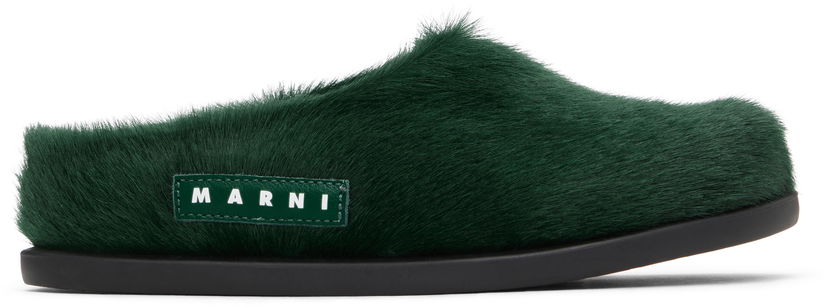 Кецове и обувки Marni Marni Fussbett Sabot Mules Зелено | 75333