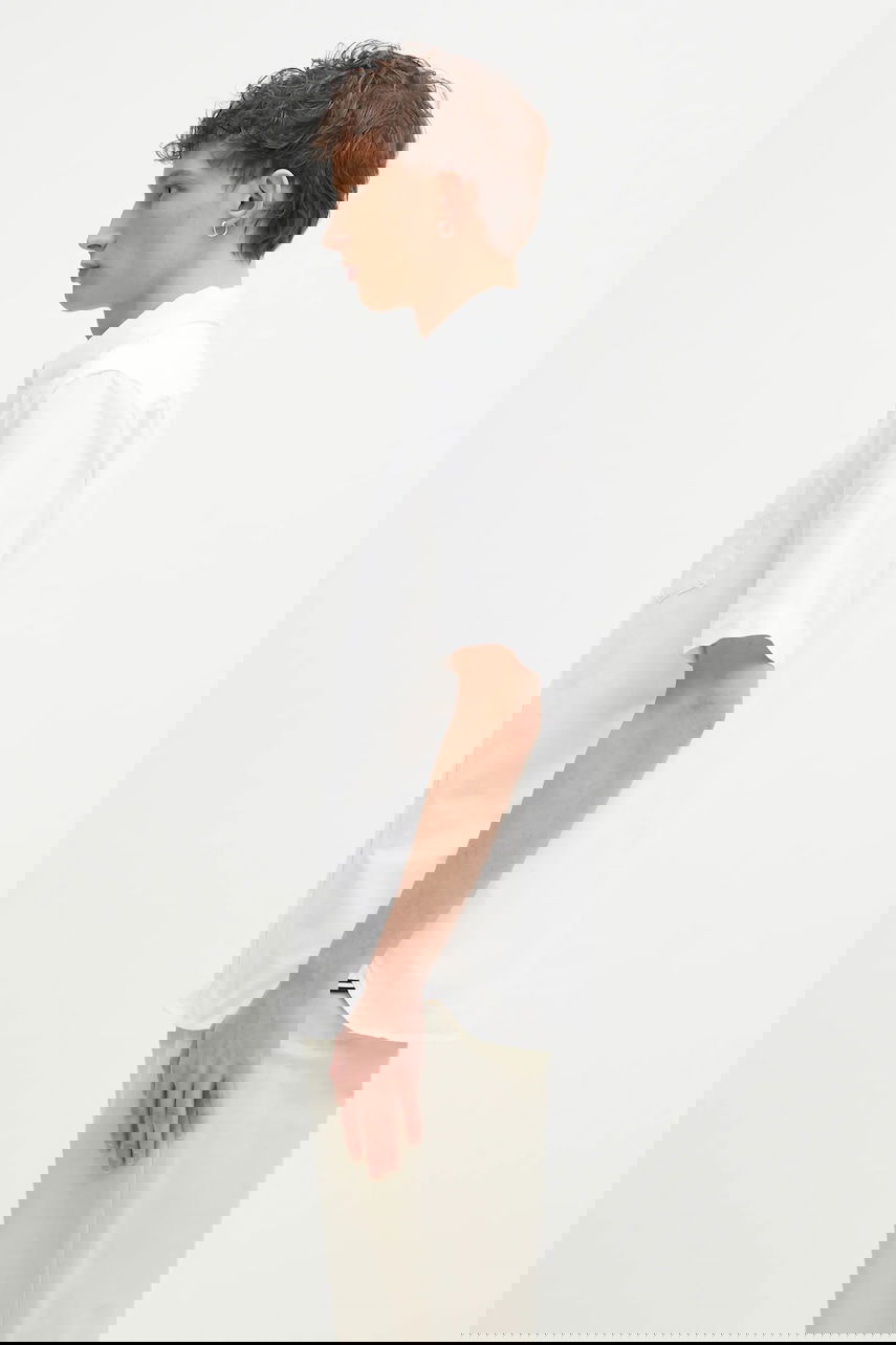 Риза Fred Perry Short-Sleeve Button-Down Shirt with Pocket, Regular Fit Бяло | M8730.100, 1