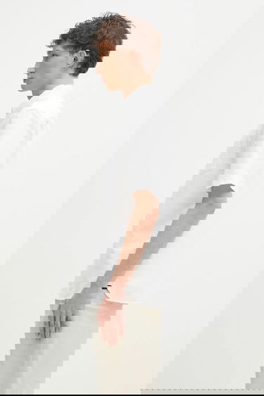 Риза Fred Perry Short-Sleeve Button-Down Shirt with Pocket, Regular Fit Бяло | M8730.100, 1