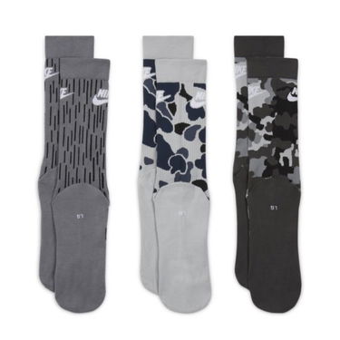 Чорапи Nike Everyday Essential Crew Socks (3 Pairs) Сиво | DH3414-902, 0
