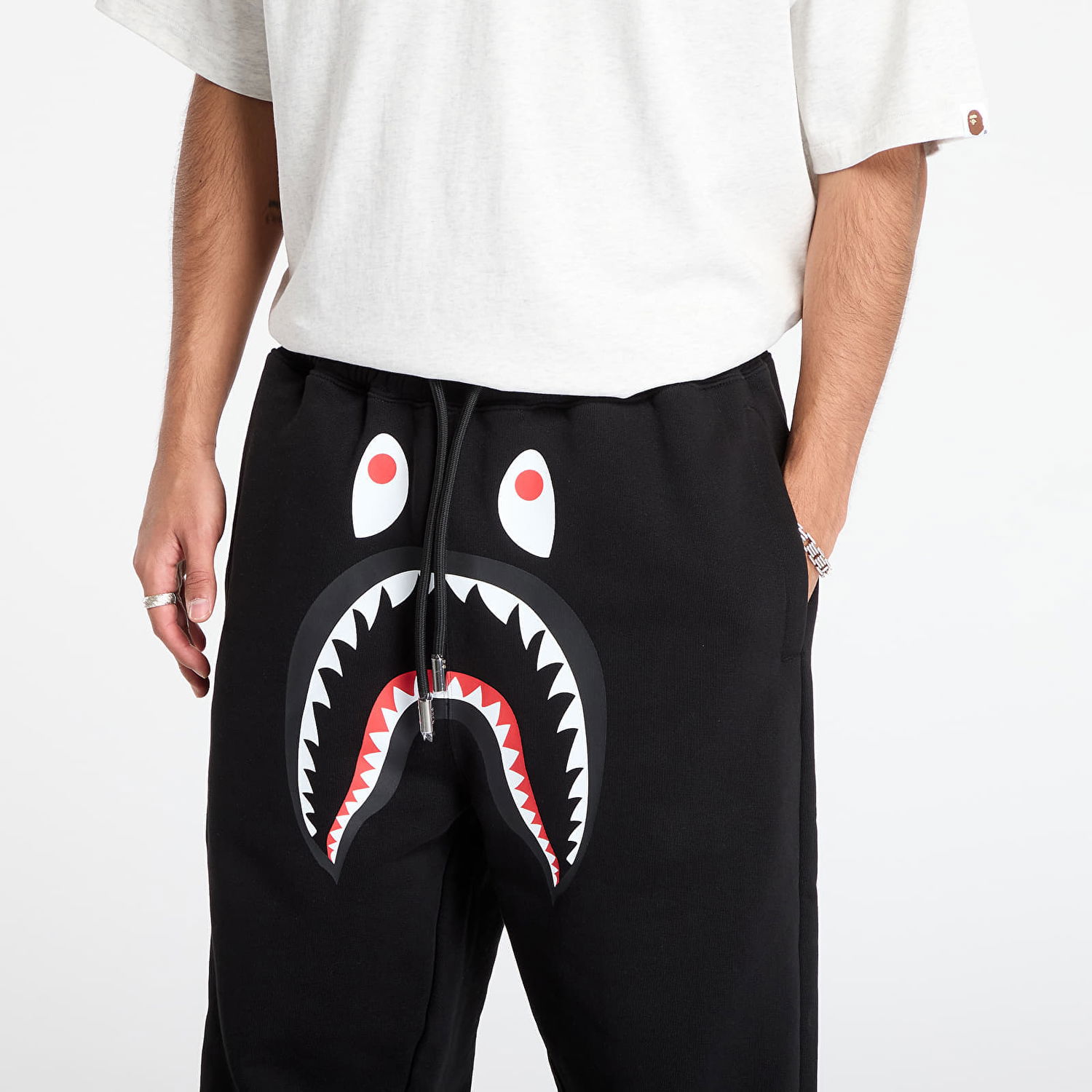 Спортни панталони BAPE Shark Relaxed Fit Sweat Pants XXL Черно | 001PTL801321MBLK, 1