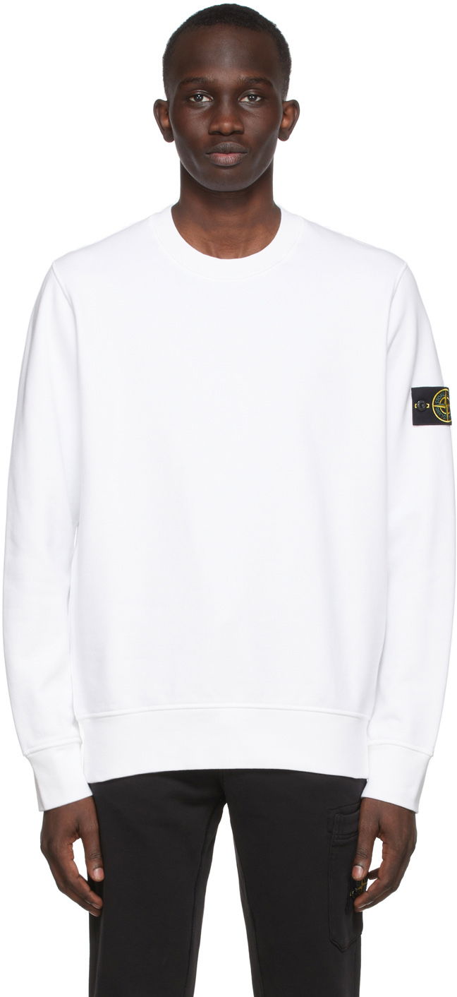 Суитчър Stone Island Classic Sweatshirt Бяло | 761563051, 0
