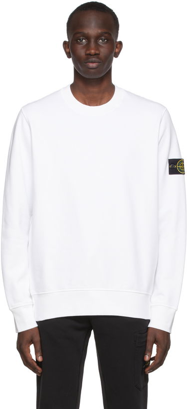 Суитчър Stone Island Classic Sweatshirt Бяло | 761563051, 0