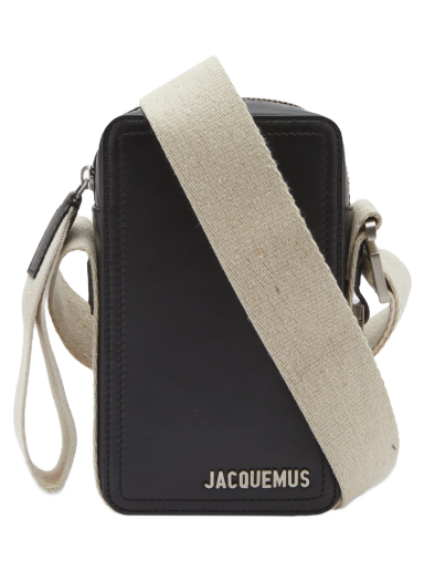 Чанта през рамо Jacquemus La Cuerda Vertical Cross Body Bag Черно | 23E235BA091-3061-990