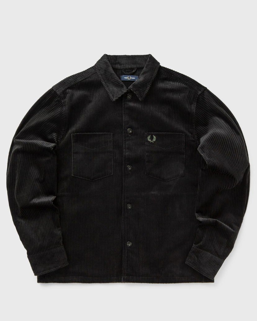 Риза Fred Perry Corduroy Overshirt With Long Sleeves Черно | M8723-102