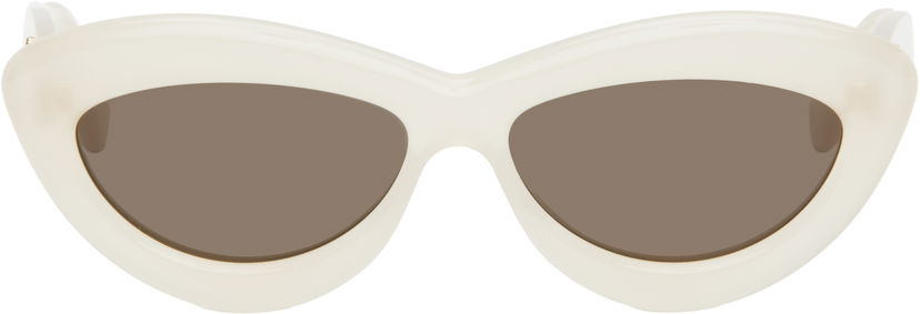 Слънчеви очила Loewe Curvy Sunglasses Бяло | LW40096I 192337156458