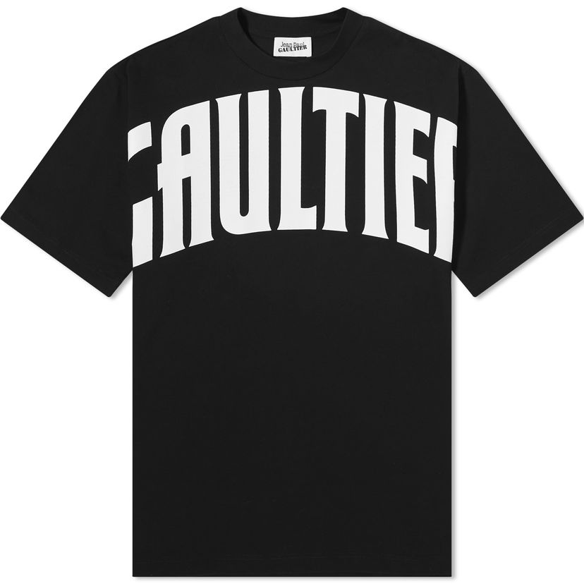 Тениска Jean Paul Gaultier Logo Oversized T-Shirt Черно | 24-25-U-TS065I-J055-0001