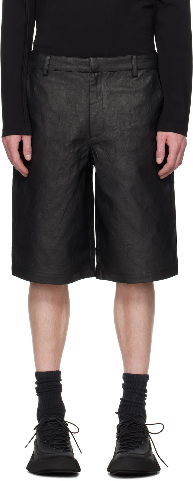 Armada Textured Wide-Leg Shorts