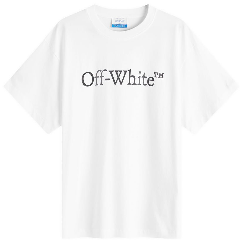 Тениска Off-White Bookish Skate T-Shirt Бяло | OMAA120C99JER0080110