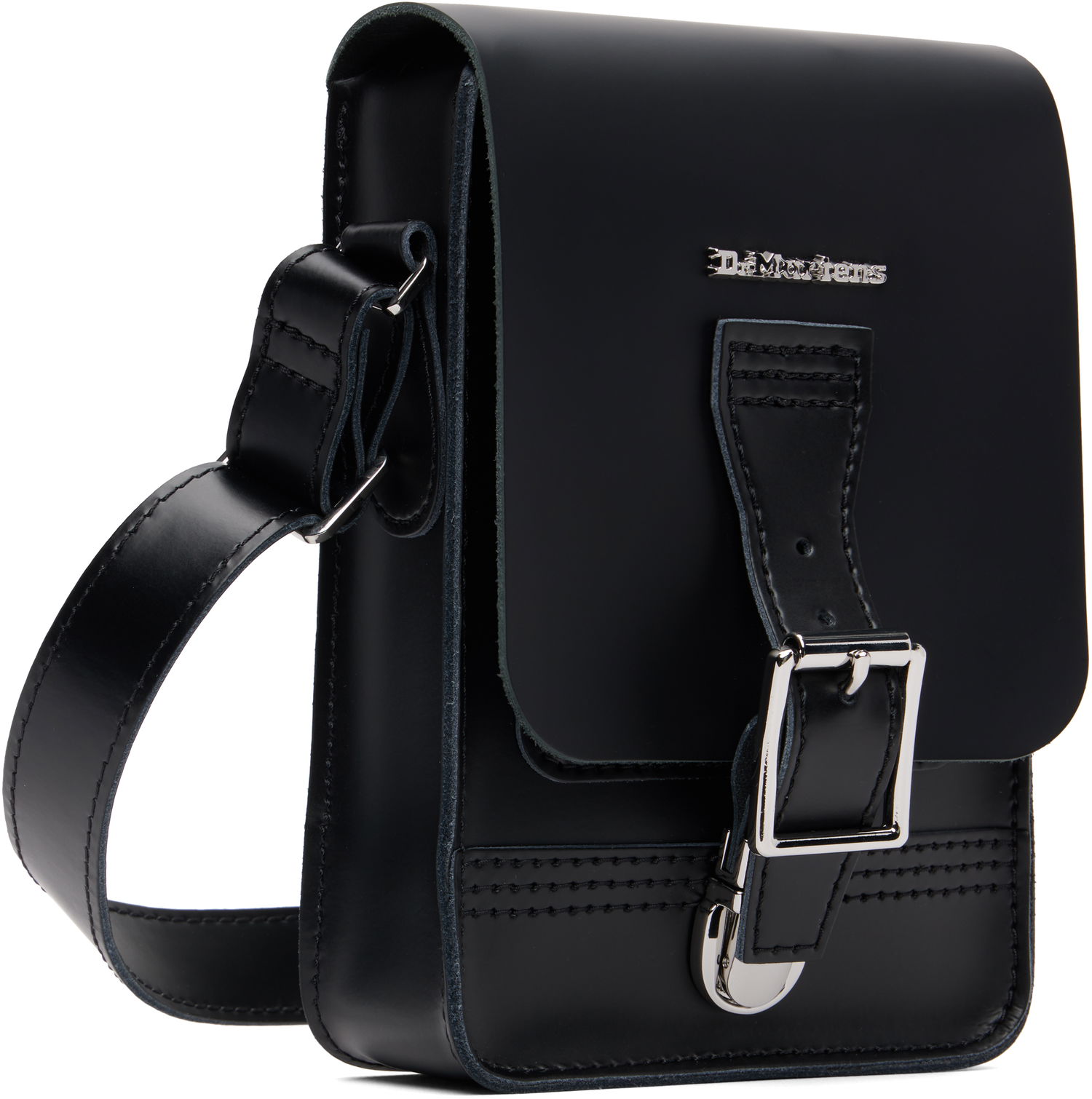 Чанта през рамо Dr. Martens Leather Vertical Crossbody Bag Dr. Martens Черно | AD055001, 1