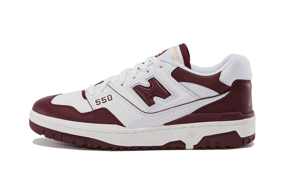 Кецове и обувки New Balance 550 "White Burgundy" Бургунди | BB550BZ1, 0