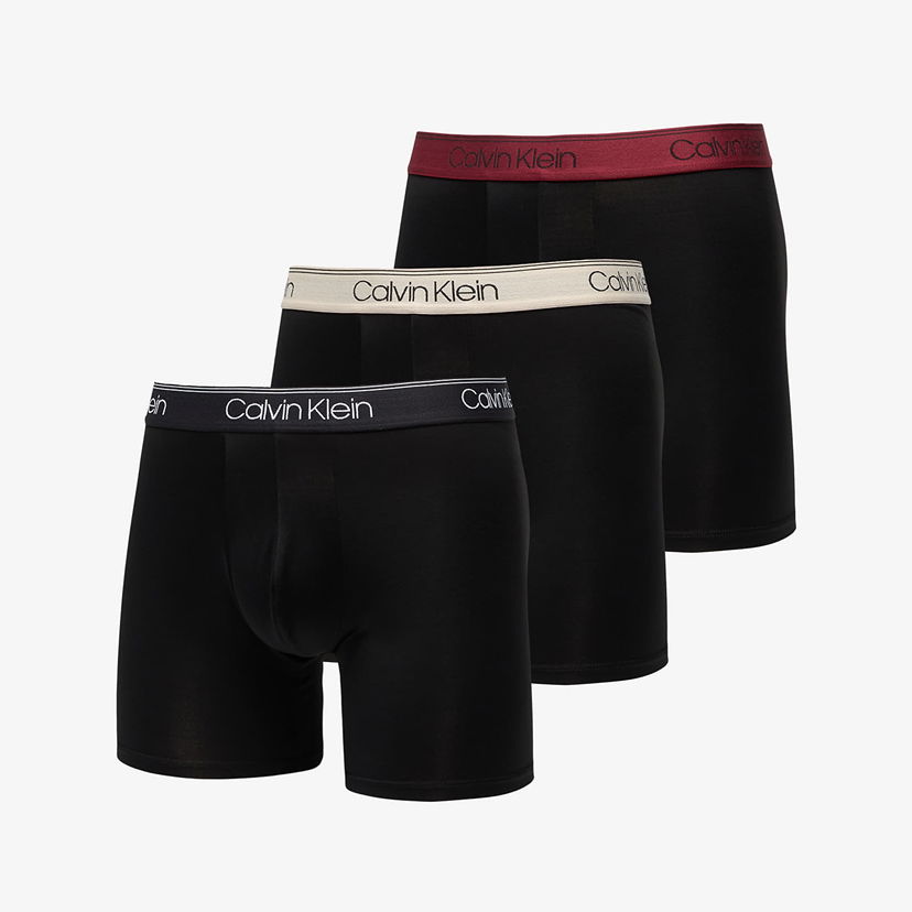 Боксерки CALVIN KLEIN Microfiber Stretch Boxer Brief 3-Pack Черно | NB2570A Q84