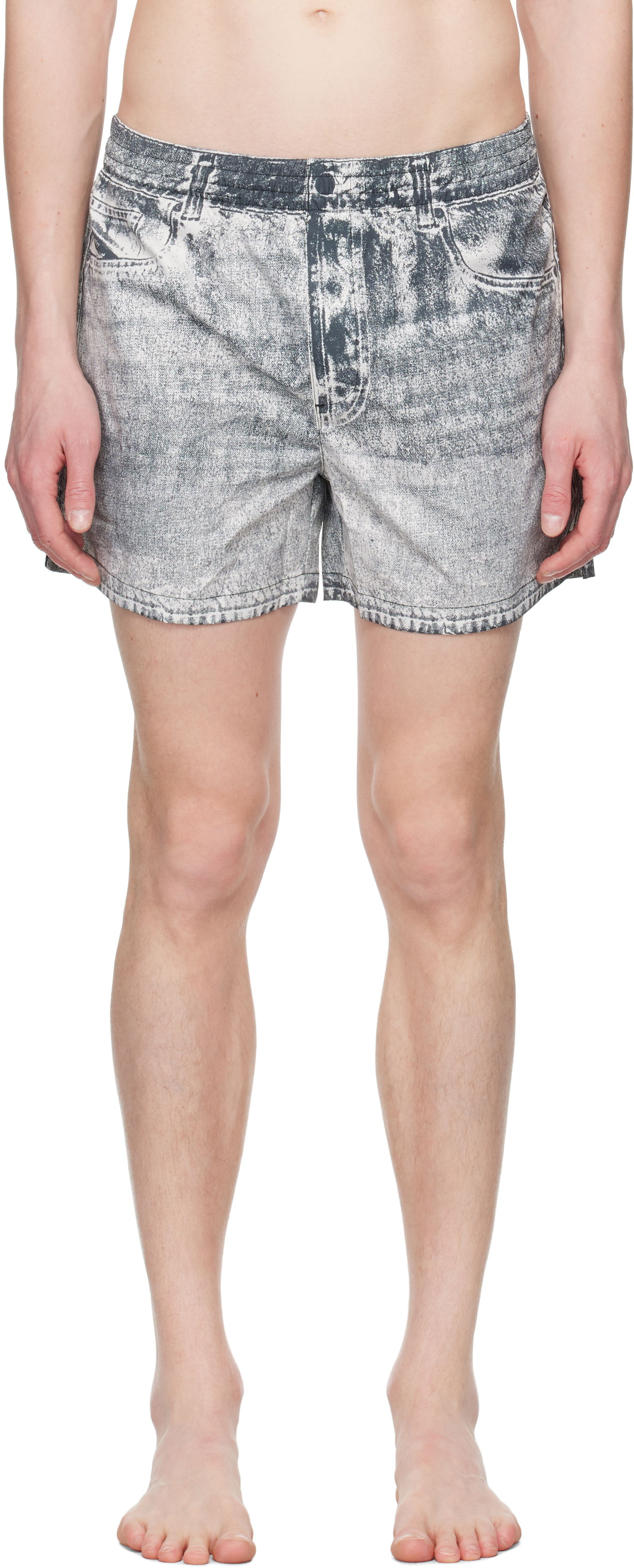 Къси панталони Diesel Diesel Ken-37 Swim Shorts Сиво | A17577-0HJBR-E6863, 0
