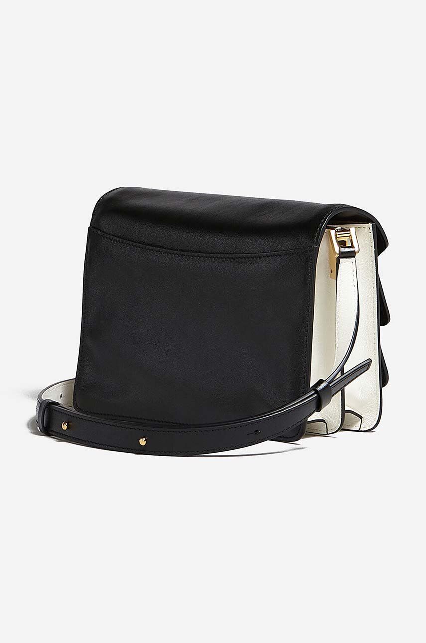 Чанта през рамо Marni Leather Shoulder Bag Черно | SBMP0103U3.P2644.Z582N, 1