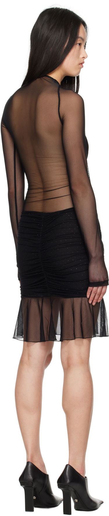 Pокля Versace Versace Jeans Couture Crystal Mini Dress Черно | E78HAO971_EJ0192, 2