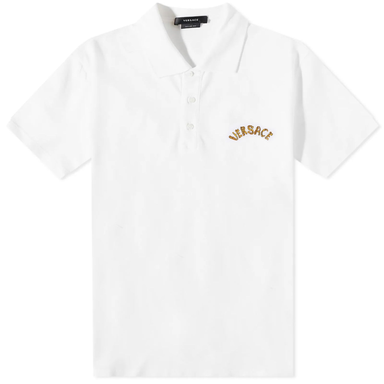 Поло тениска Versace Logo Polo White Бяло | 1010639-1A07698-1W000, 0