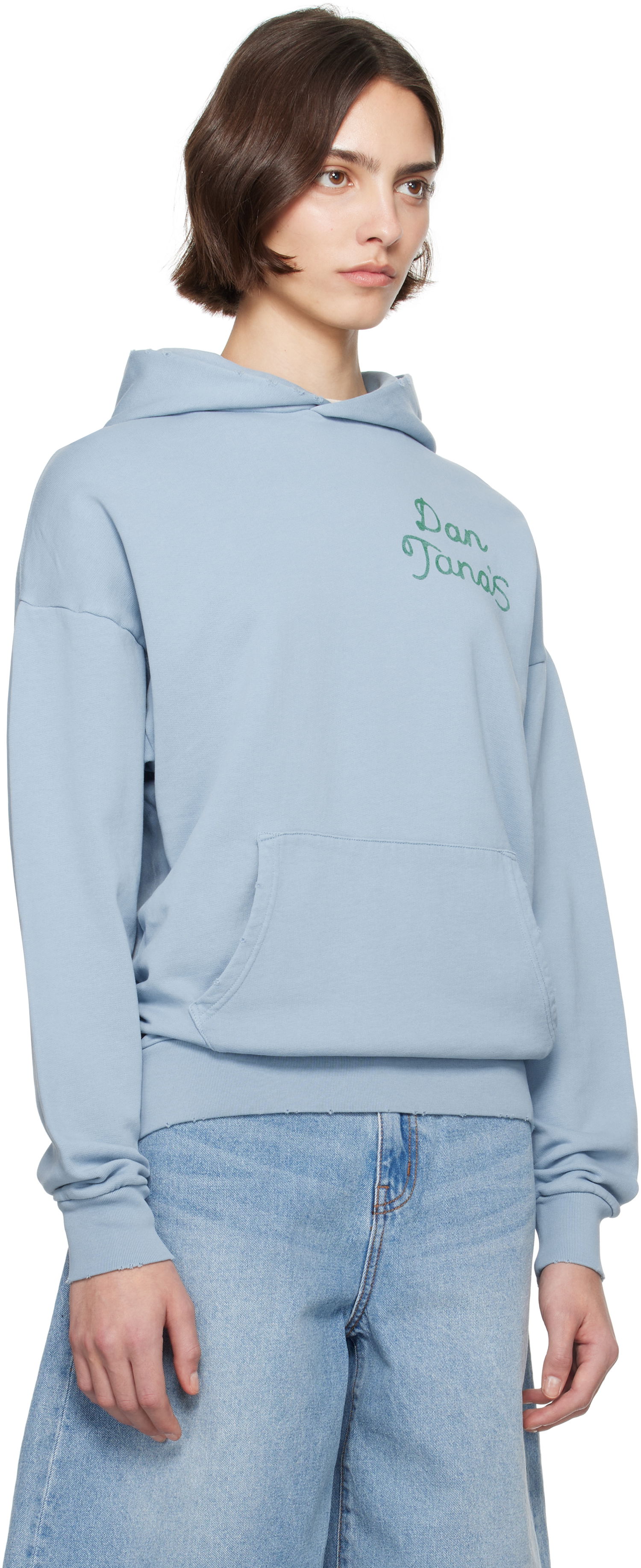 Суитчър RE/DONE Re/Done Modern 'Dan Tanas House' Hoodie Синьо | 488-08UGHD006, 1