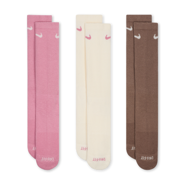 Чорапи Nike Nike Everyday Plus Cushioned Training Socks (3 Pairs) Розово | SX6888-936, 3