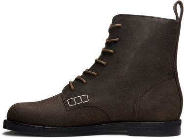 Кецове и обувки JW Anderson JW Anderson Loafer Lace-Up Boots Кафяво | BT0108-LA0319, 2