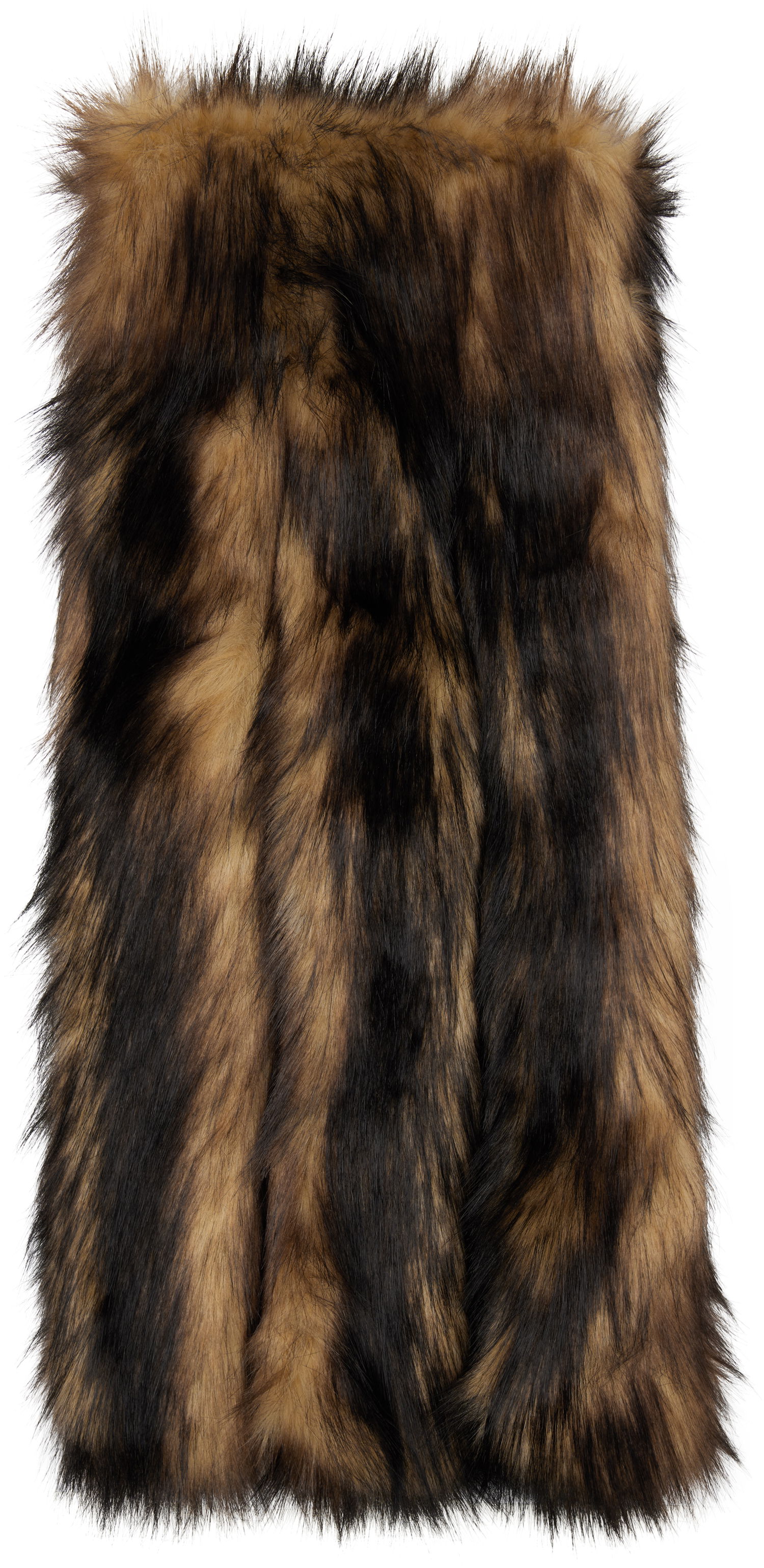 Шал Simone Rocha Simone Rocha Triple Slit Faux Fur Scarf Кафяво | 1038 1255, 0