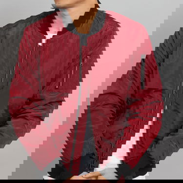 Яке бомбър Urban Classics 2-Tone Bomber Jacket Бургунди | tb1446-burgundy, 2