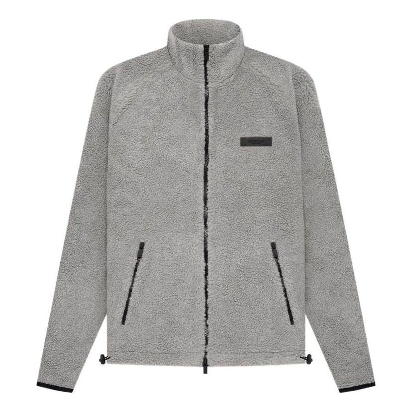 Пуловер Fear of God Polar Fleece Full Zip Jacket Сиво | FOG-SS22-039