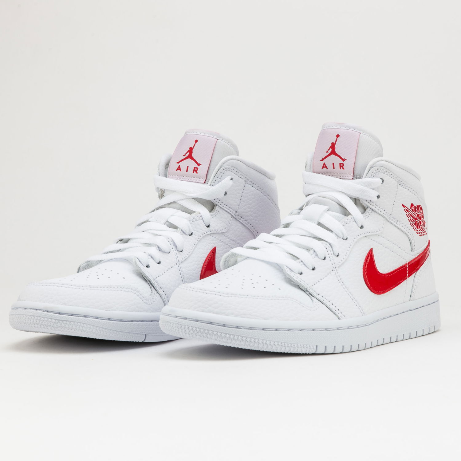 Кецове и обувки Jordan Air Jordan 1 Mid "White University Red" W Бяло | BQ6472-106, 1