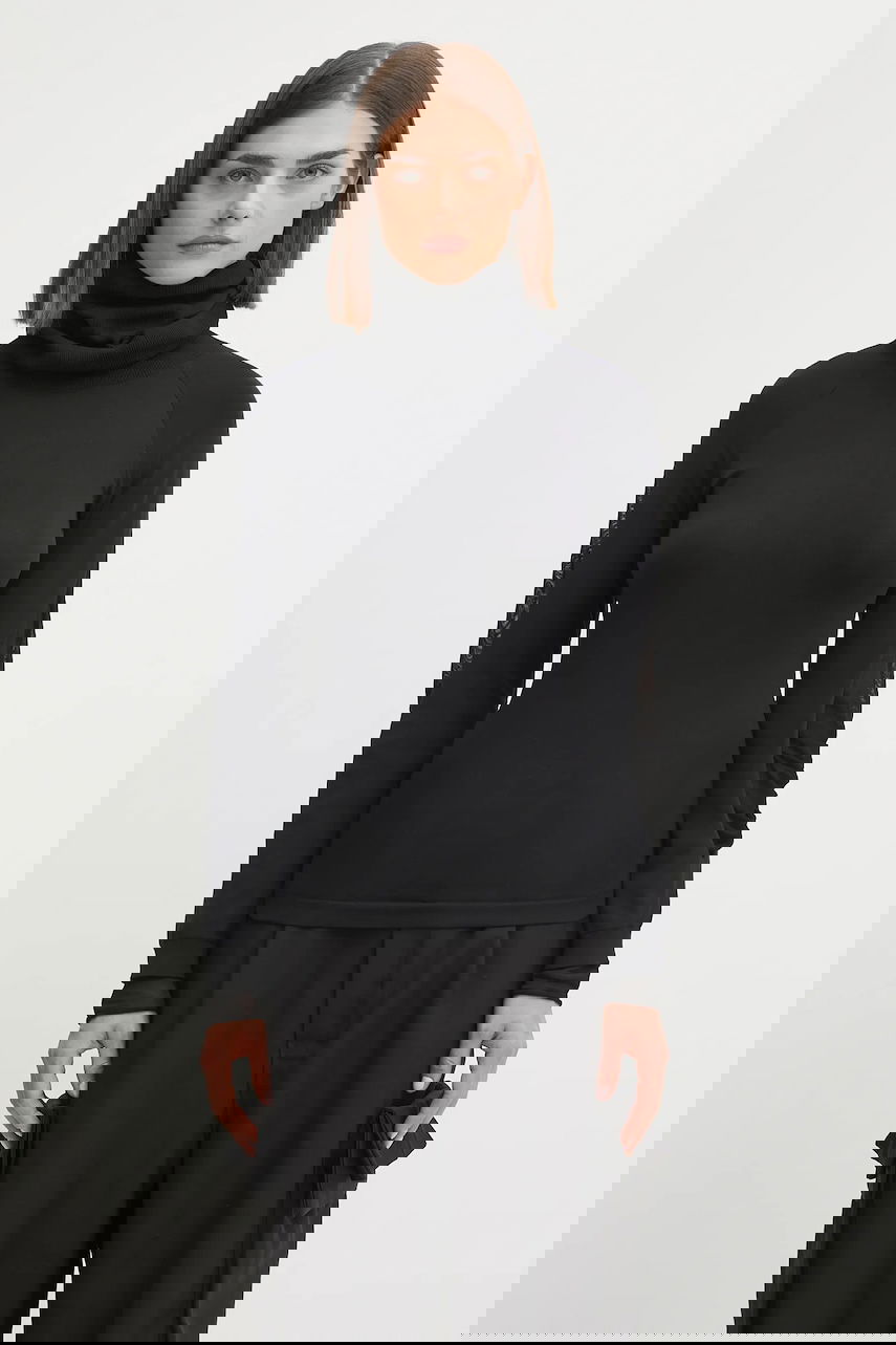Пуловер Y-3 Y-3 Hooded Knit Turtleneck Top Черно | JX2301, 0