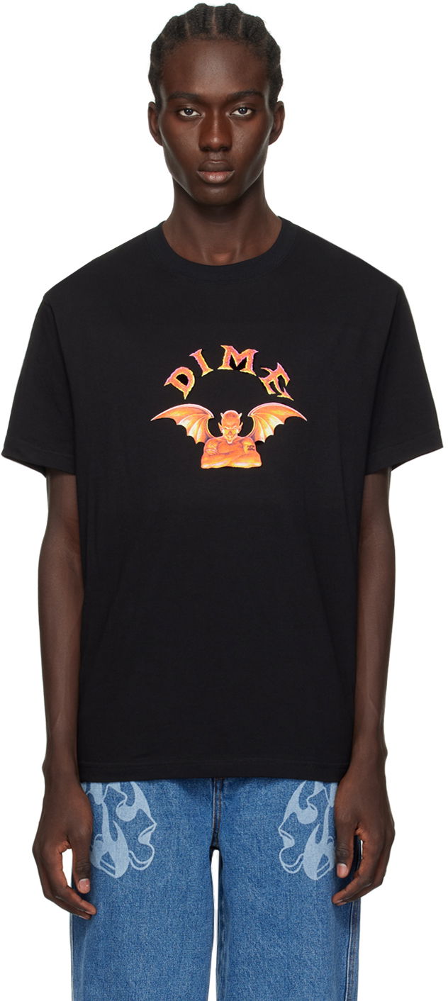 Тениска Dime 'Devil' T-Shirt Черно | DIMEHO2323BLK