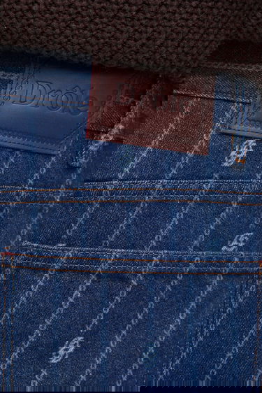 Дънки Drôle de Monsieur Drôle de Monsieur Le Jean Baggy Monogramme Jeans Синьо | I.BP168.CO238, 3