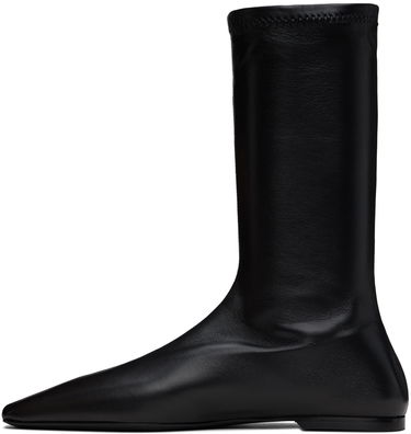 Облекло TOTEME TOTEME 'The Sock' Stretch Leather Boots Черно | 244-WAS0160-LE0089, 2