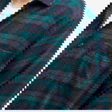 Риза YMC Curtis Check Shirt Зелено | P2XMI-40, 5