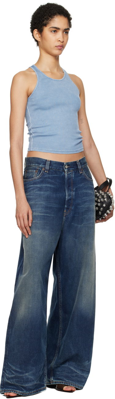 Потник Alexander Wang Alexander Wang Classic Racer Tank Top Синьо | WL001W, 3
