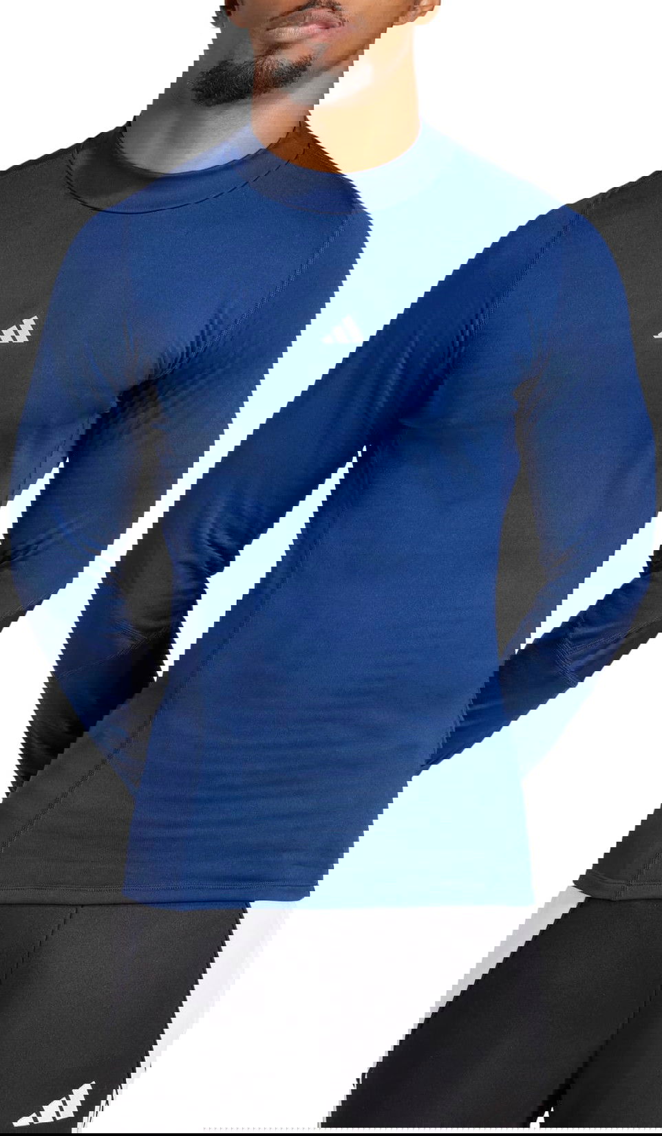 Тениска adidas Originals Long Sleeve Compression Tee Синьо | jl5636, 0