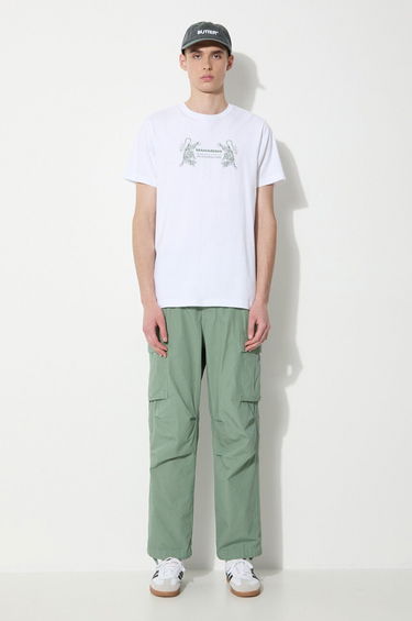 Тениска Maharishi Maharishi Double Tigers Miltype T-Shirt Бяло | 1305.WHITE, 1