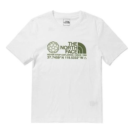 Тениска The North Face Coordinates Graphic Short Sleeve T-Shirt Бяло | NF0A7WAT-FN4, 0