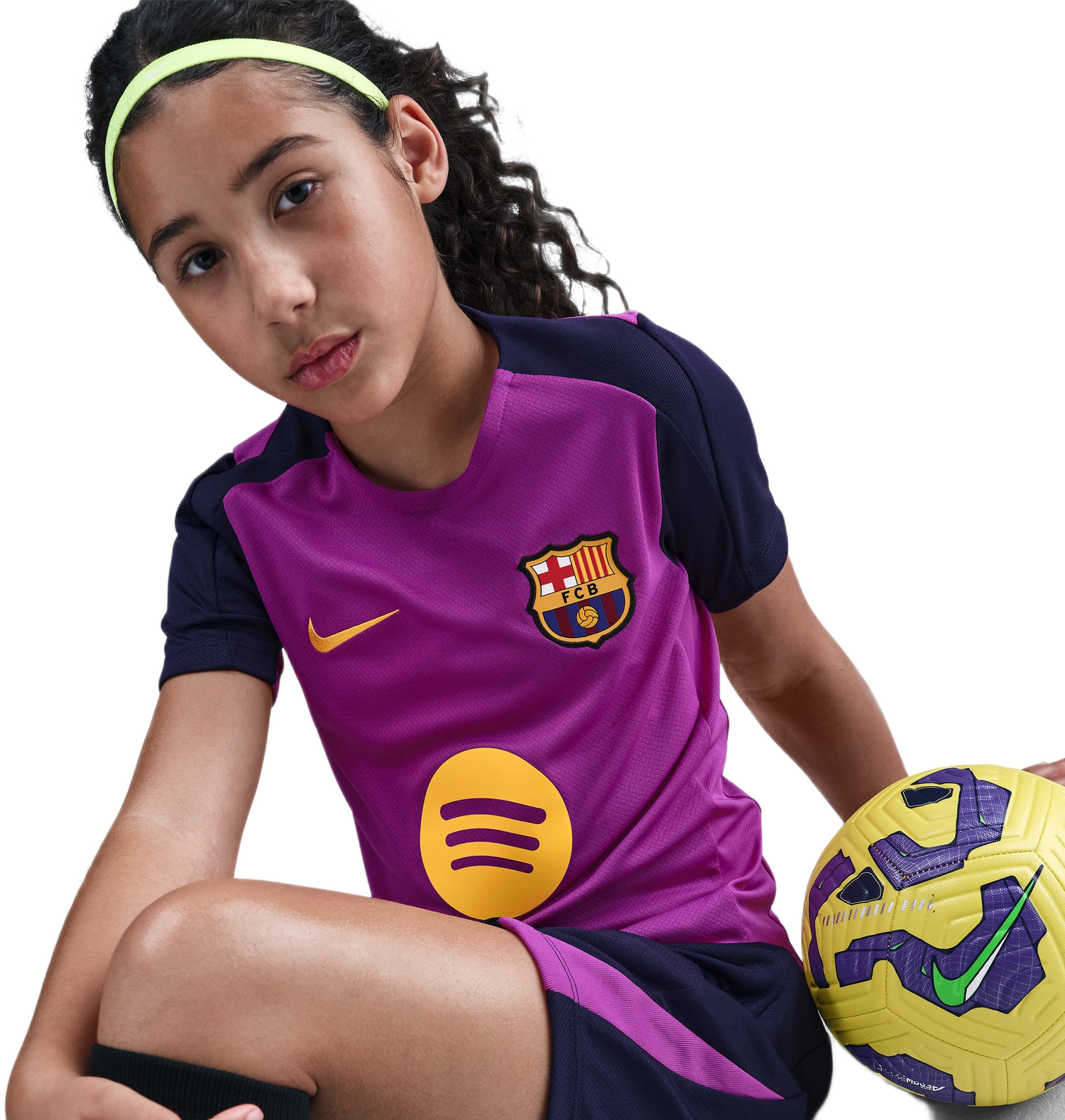 Фланелка Nike FC Barcelona Strike Short Sleeve Top 2025/26 Лилаво | hj7831-552, 1