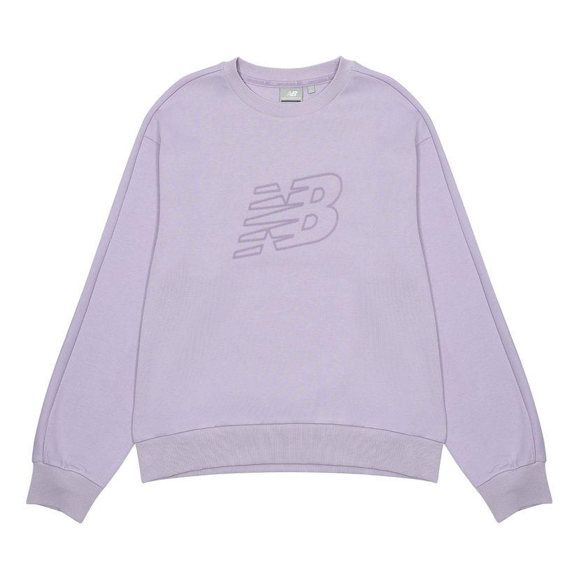Суитчър New Balance New Balance Logo Sweatshirt Лилаво | 5CC39752-DV