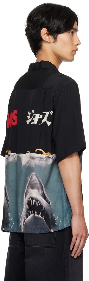 Риза WACKO MARIA WACKO MARIA 'Jaws' Short Sleeve Shirt Черно | JAWS-WM-HI01, 2