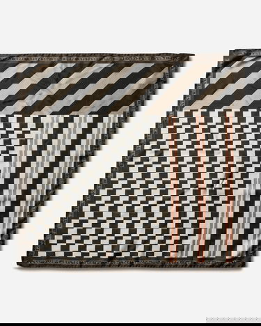 Шал Jean Paul Gaultier Patchwork Print Silk Scarf Многоцветен | 26-01-U-AC074-W073 90, 2