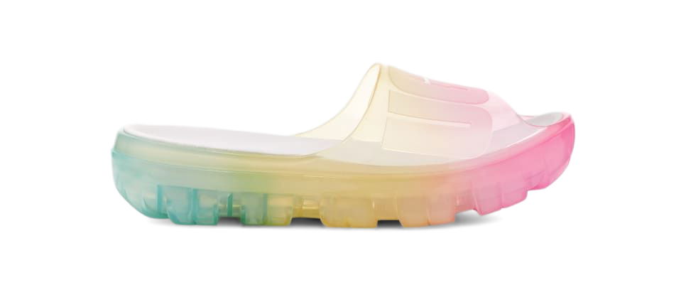 Кецове и обувки UGG Jella Clear Watercolors Slide "Rainbow Blend" W Многоцветен | 1139750-RBND, 0