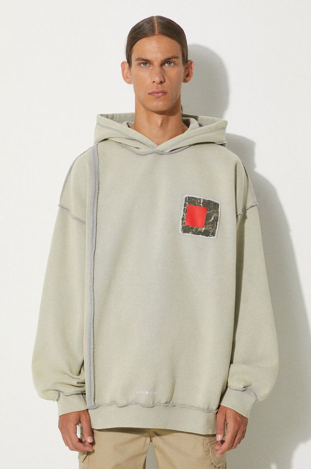 Relaxed Cubist Hoodie With Application