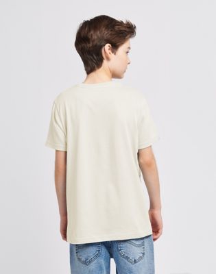 Тениска Lee Lee Badge T-Shirt Size 9/10 Бежово | 112365183, 1