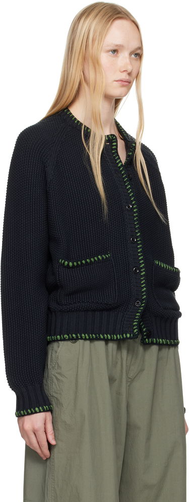 Пуловер YMC YMC Lotus Knit Cardigan Черно | Q8YAH, 1