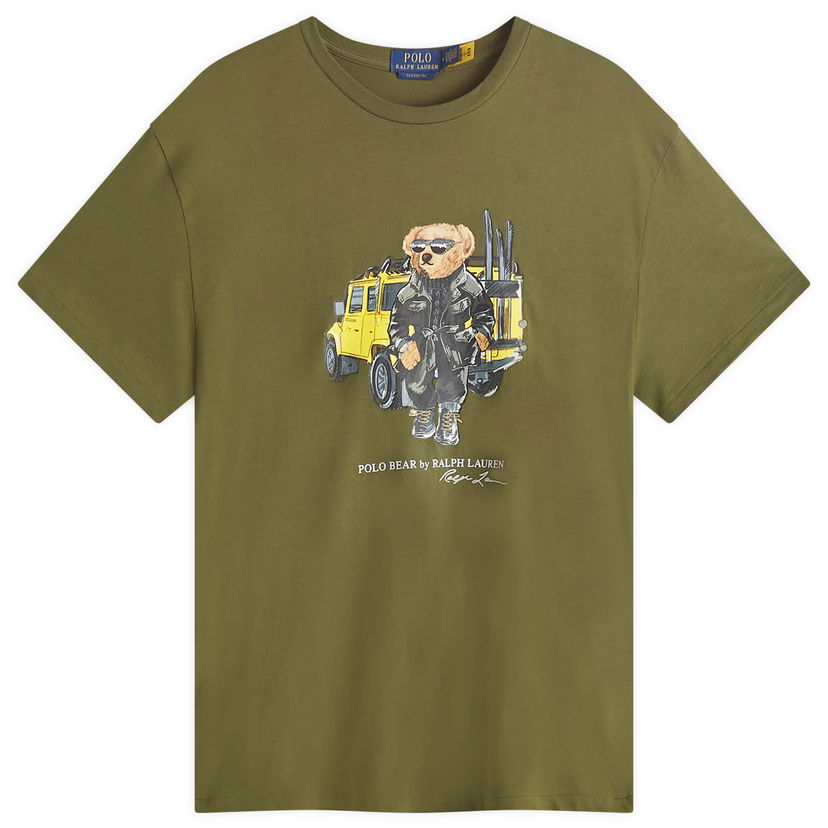 Тениска Polo by Ralph Lauren Defender Bear Graphic T-Shirt Зелено | 710854497042