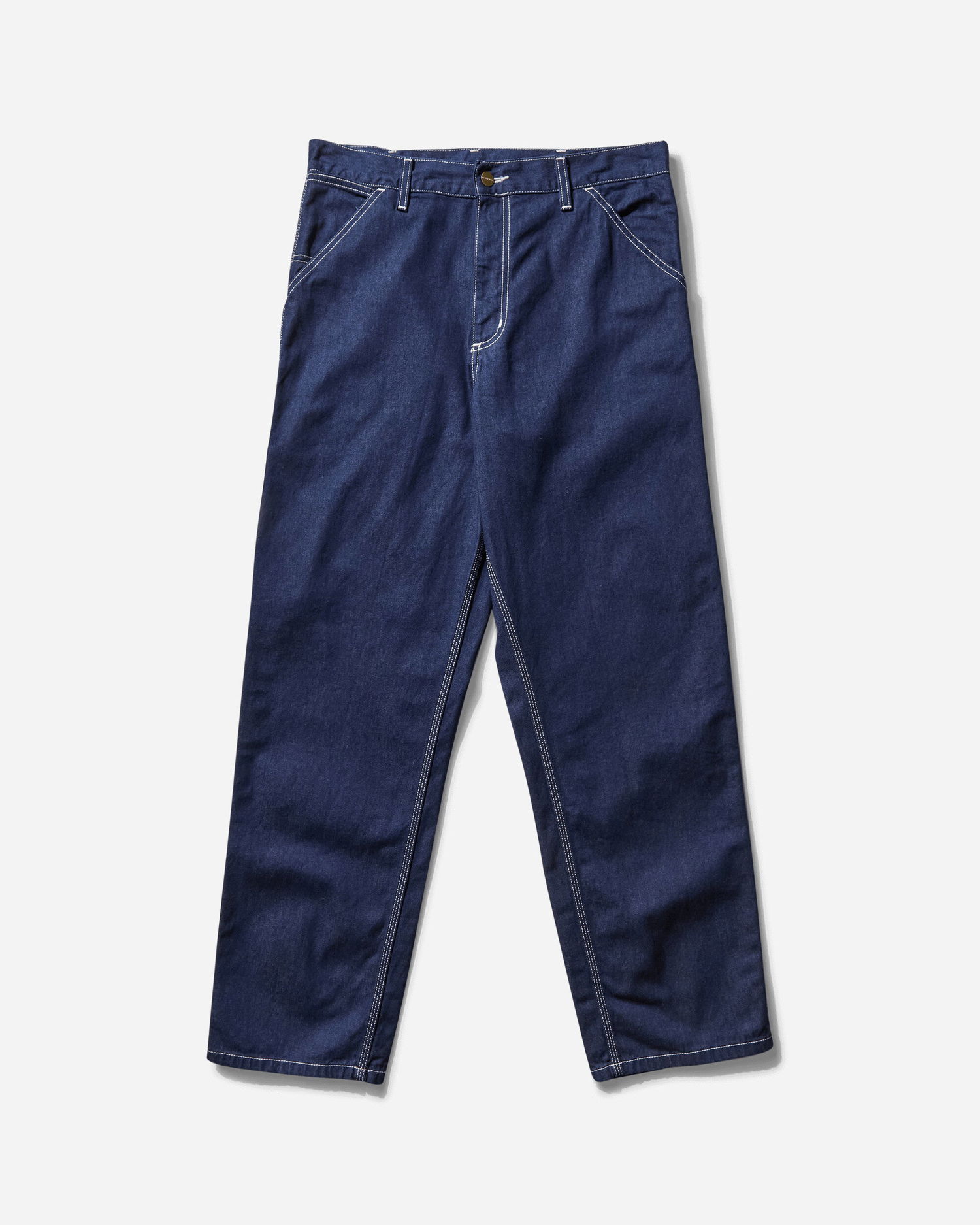 Дънки Carhartt WIP Single Knee Pants Синьо | I034864 0102, 0