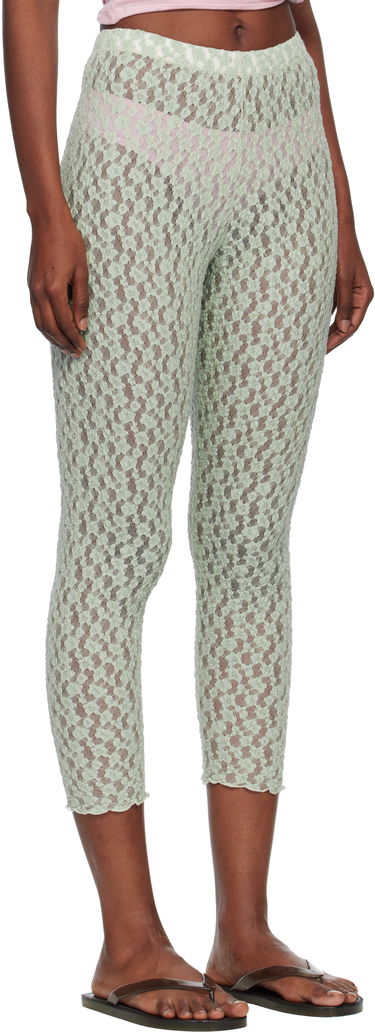 Клинове Baserange Serra Lace Leggings Зелено | PASEL-LA-WI25, 1